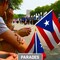 G128 12 Pack Handheld Puerto Rico Puerto Rican Stick Flags | 8x12 In | Printed 150D Polyester, Country Flag, Solid Wooden Stick, Spear Gold Tip